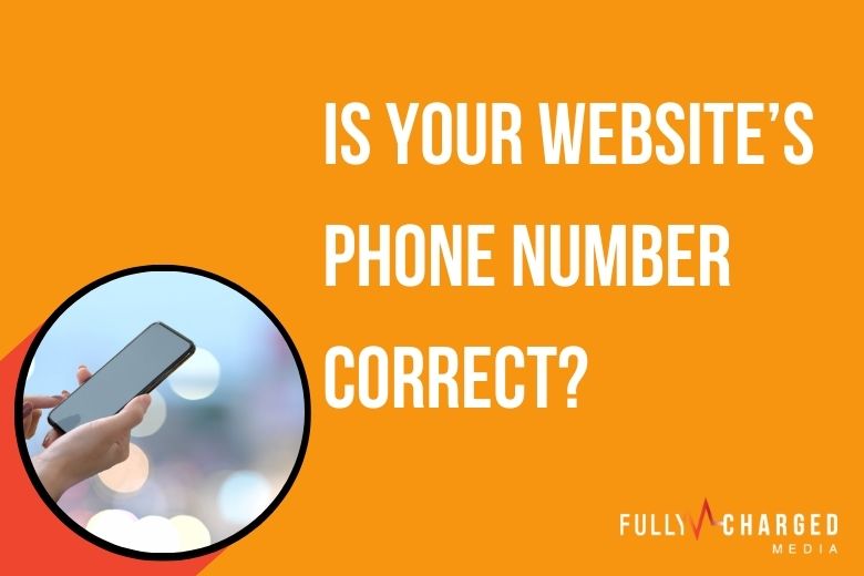 Checking your websites phone number